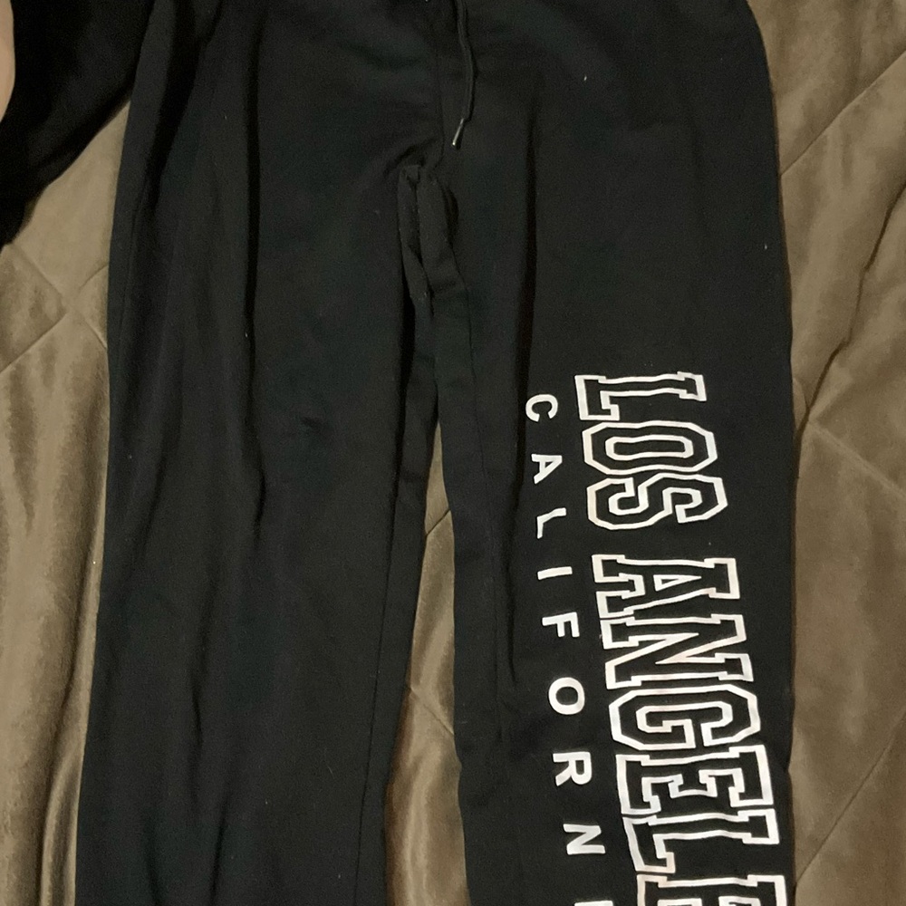 Black Los Angeles Sweatpants